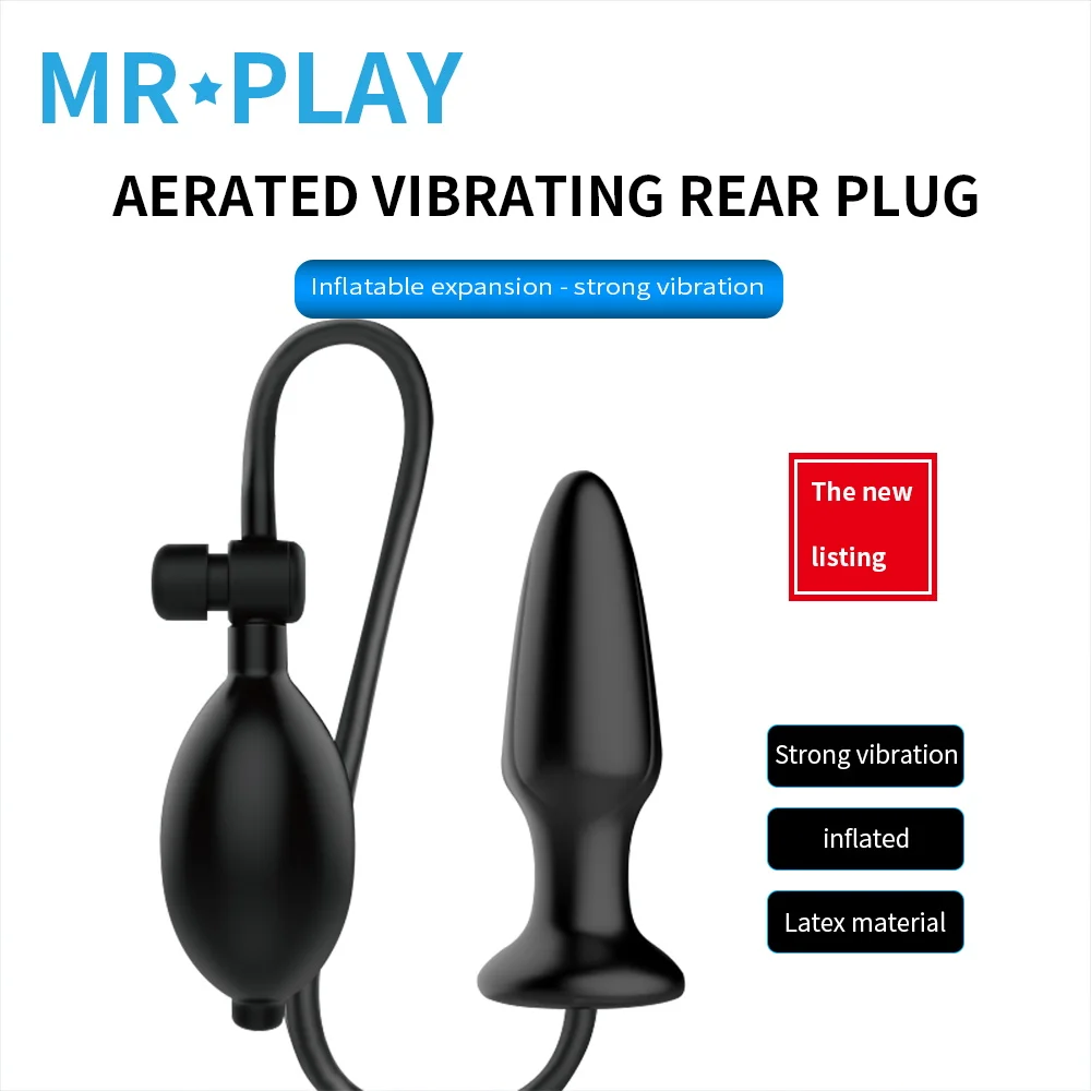 10-дневная надувная Анальная пробка фаллоимитатор с насосом Анальный расширитель