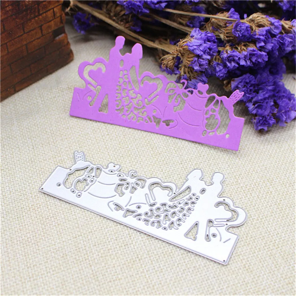 Новинка 1 шт. свадебные пригласительные открытки металлические режущие штампы