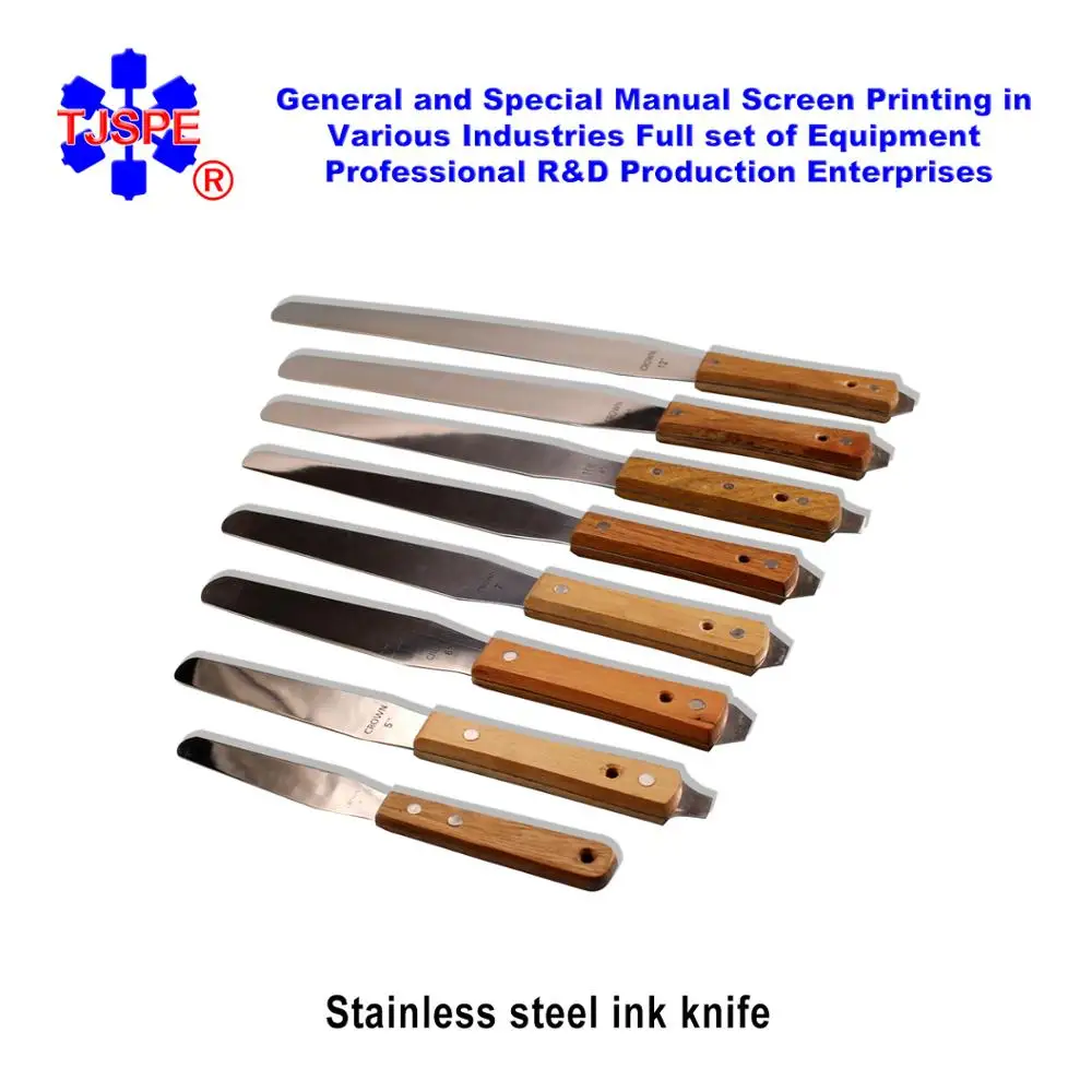 

1 pc 4 inches stainless steel knife for ink stir screen printing