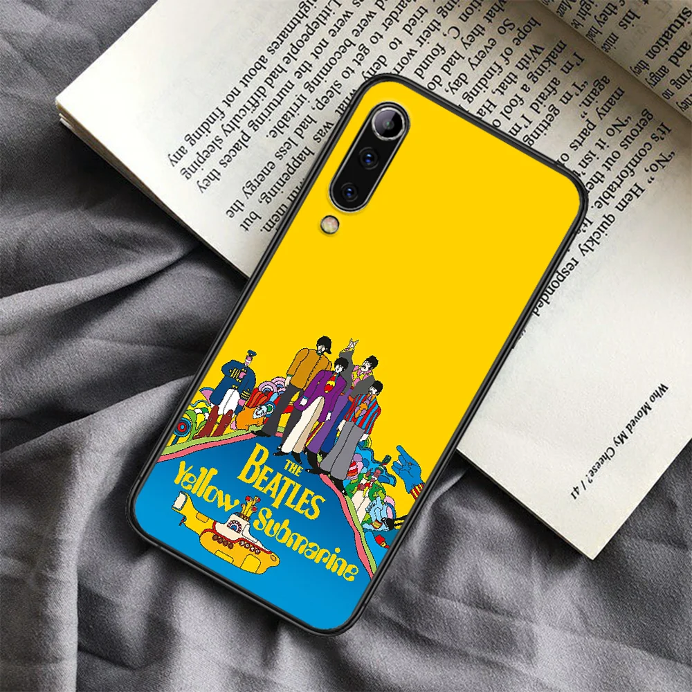 

the Beatle band Phone Case For Xiaomi Mi Note 10 A3 9 MAX 3 A2 8 9 Lite Pro Ultra black Shell Luxury Prime Tpu Etui Trend