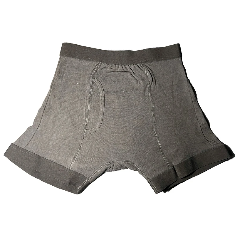 

Men's Washable Incontinence Shorts Open Underwear Adults Patient Reusable Breathable Pant Diapers for Adults