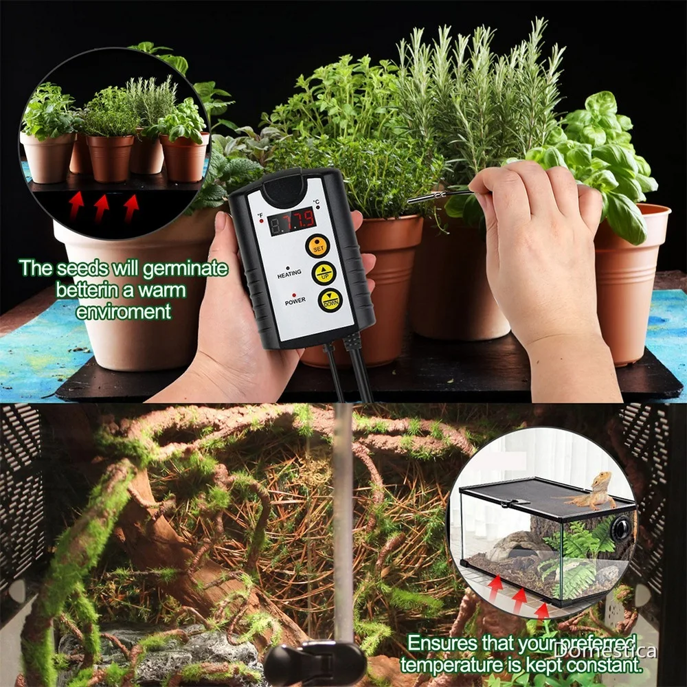 Регулятор температуры и влажности 110 В с цифровым дисплеем | Дом сад