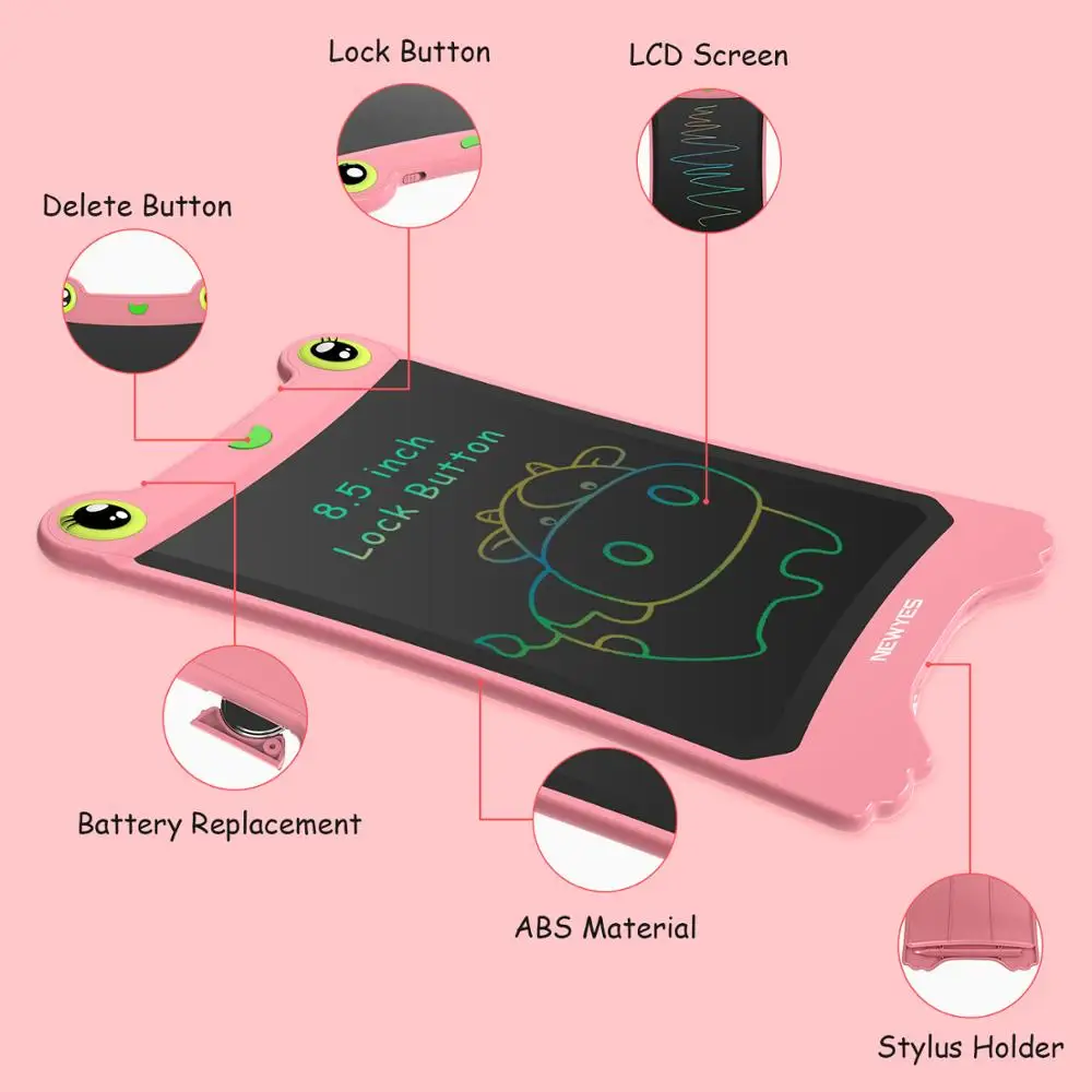 

colors Drawing Toys for Kids LCD Drawing Board Children Drawing Tablet Scratch Painting Toy with Anti-erase Lock Birthday Gifts