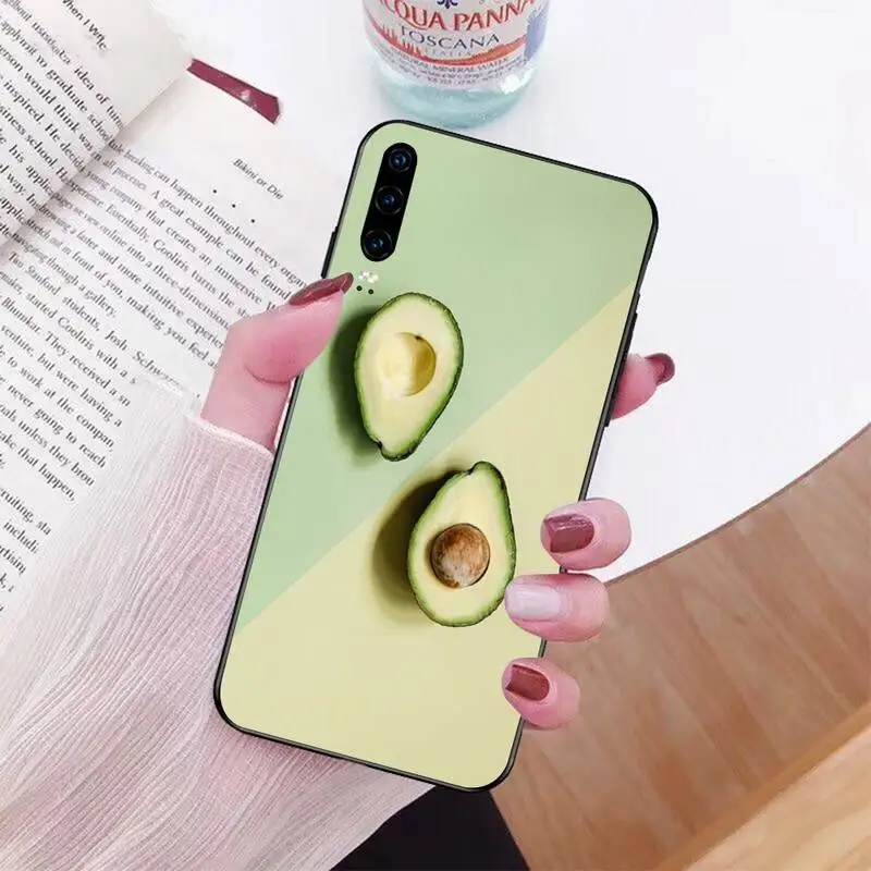 Мягкий резиновый Чехол HPCHCJHM из ТПУ в эстетике авокадо для Huawei Nova 6se 7 7pro 7se honor 7A 8A 7C