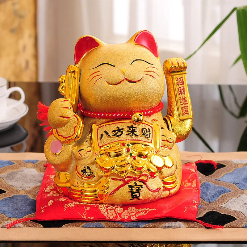 Декоративные аксессуары современный фэн шуй Золотой электрический встряхнуть