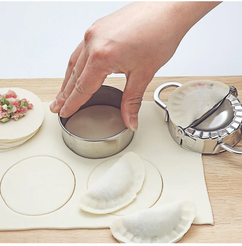 Dumpling Mold Household Dumpling Wrapper Cutter Making Machine Cooking Pastry Tool Kitchen Accessory Labor Saving Jiaozi Tool