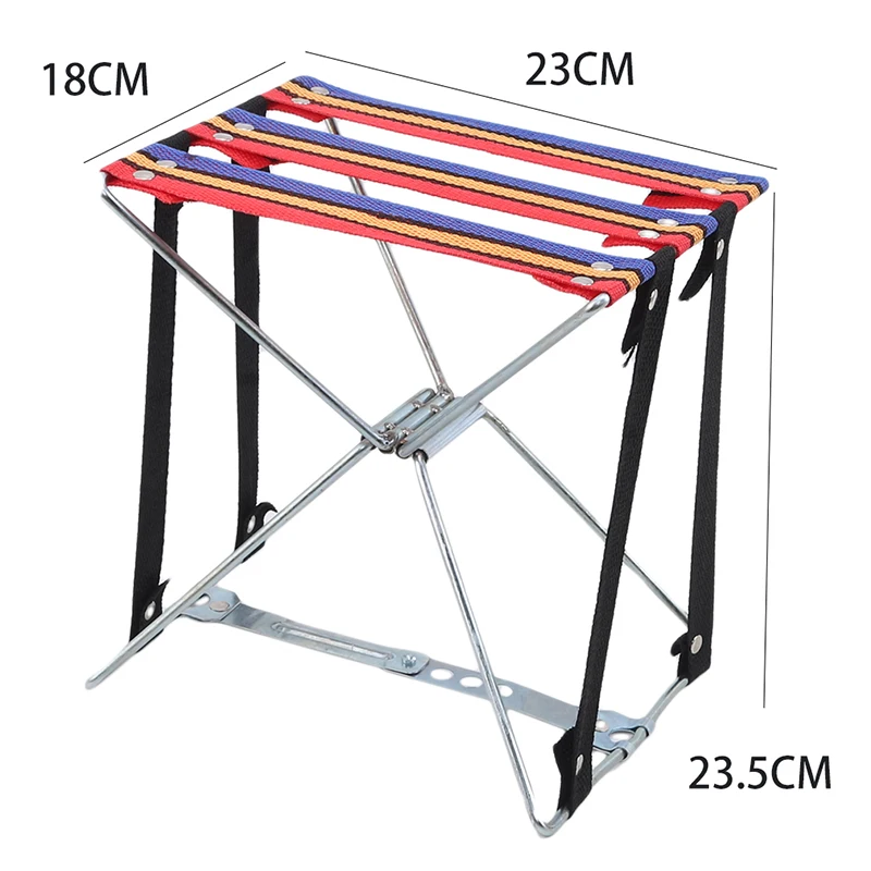 

Lightweight Fishing Chair Folding Chair Cloth Super Strength For Outdoor Camping Stool Fishing Tackle Folding Wire Stool