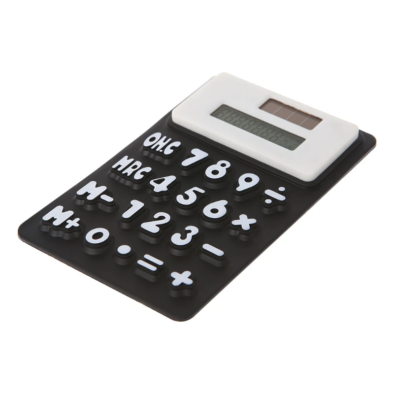 

Foldable Soft Silicone Handheld Scientific Solar Calculator For School Office