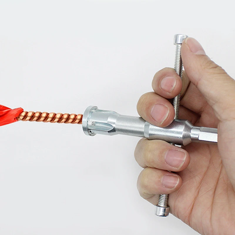 

Automatic Wire Stripper Twisted Wire Tool Cable Peeling Twisting Connector Electrician Stripping Artifact Connector Hand Tools