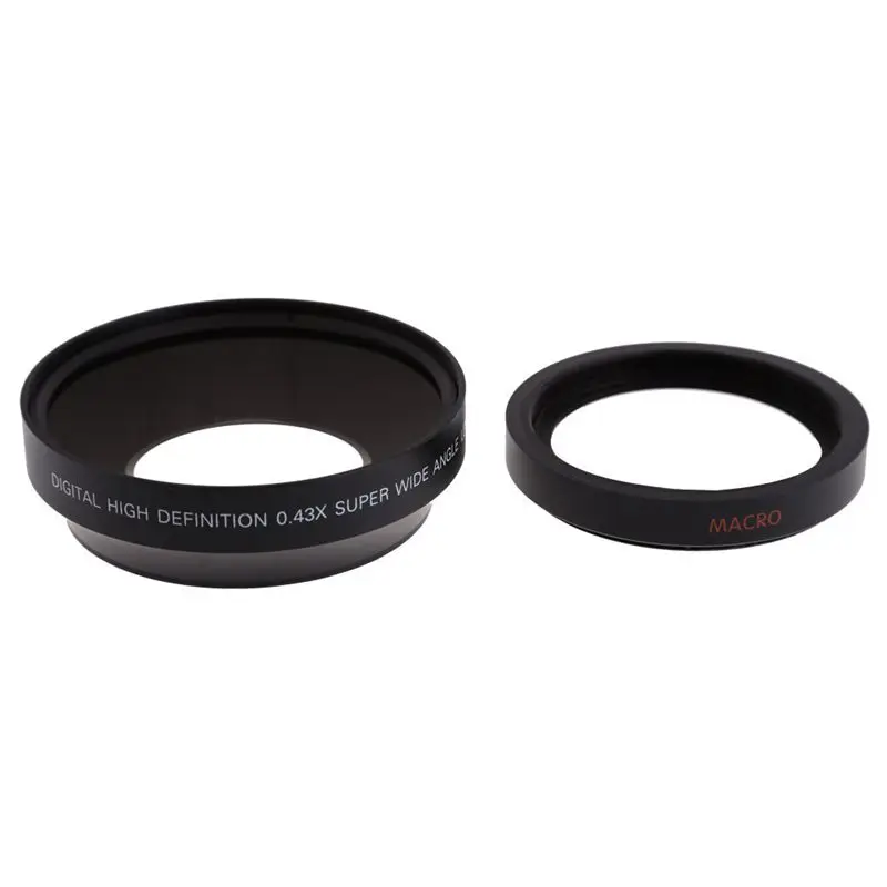 

67mm Digital High Definition 0.43SuPer Wide Angle Lens With Macro Japan Optics for Canon Rebel T5i T4i T3i 18-135mm 17-85mm and