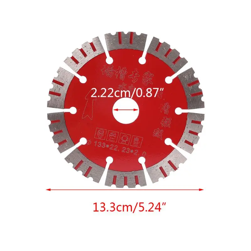 133 мм Пильный Диск метод сухого перехода супер тонкий для Мрамор Бетон фарфоровые