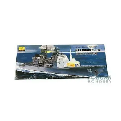 

US Stock 1/700 Scale MiniHobby 80912 USS Bunker Hill Battle Cruiser Armored Ship With Motor TH07969-SMT5