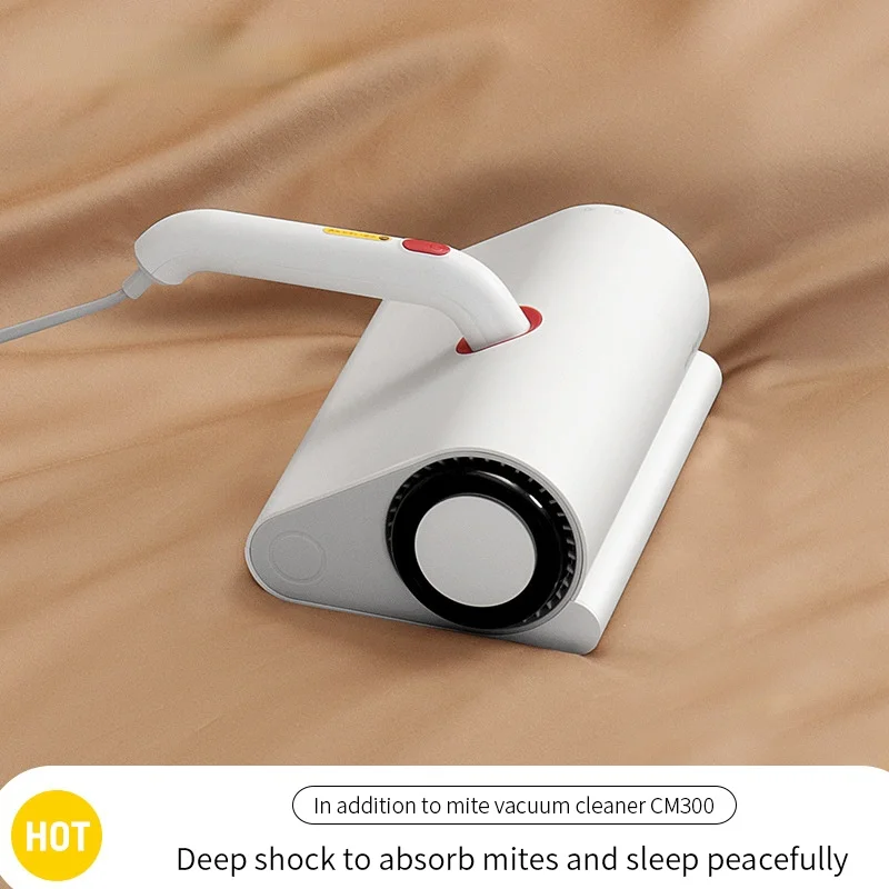 

Deerma 10KPa Hand-held Mite Removal Instrument Triple Filter White Bed Vacuum Cleaner CM300 Washable Filter For Easy Carrying