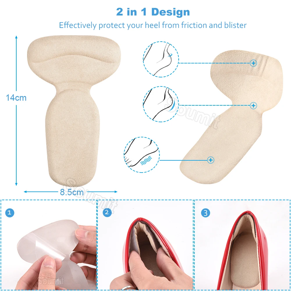 6 в 1 коврик для ухода за ногами женщин вставки на высоком каблуке стельки