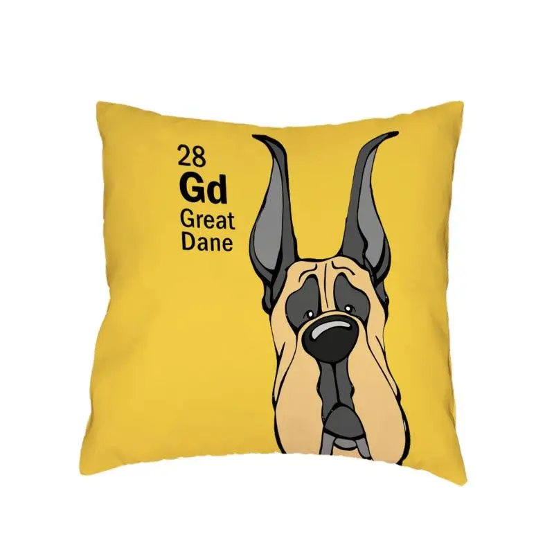 Красочная мультяшная стильная Подушка немецкая курган французский бульдог