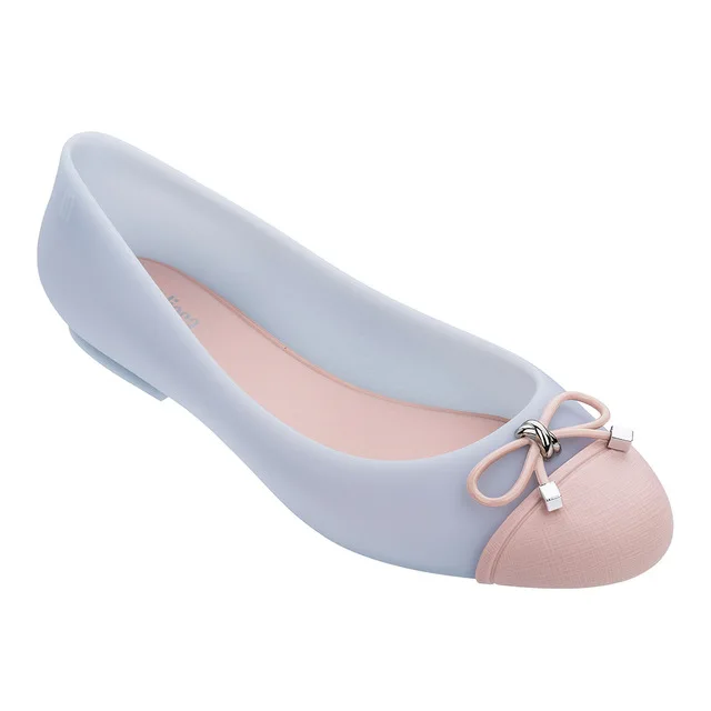 blue Melissa/женские босоножки высокого качества; модель года; босоножки на плоской подошве; adulto sandalet; пляжная обувь; женские босоножки; Летняя обувь - Цвет: blue