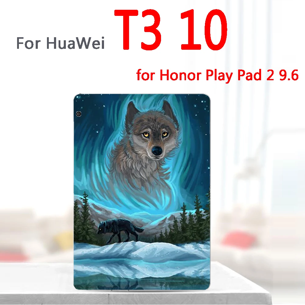 Роспись Tablet крышка для huawei Mediapad Медиа Pad T3 10 8 7 3g 7g3 AGS-W09 L09 KOB-L09 W09 для игровой площадки 2 9,6 8 силиконовый чехол - Цвет: T3-10-lan di lang