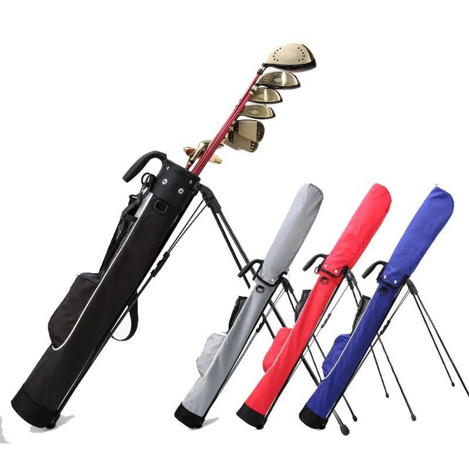

Lightweight Waterproof Golf Bag Portable Large Capacity Golf Stand Carry Bag Golf Clubs Bag With Bracket Gun Rack Bags
