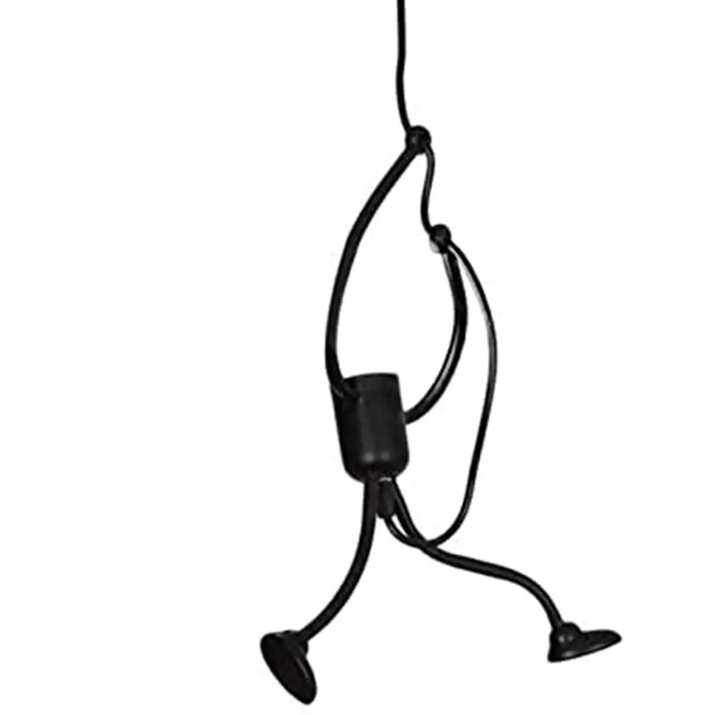 

Creative Little Man Pendant Lights Climbing Pendant Lamp for Bedroom Hanging Lamp Metal Cord decorative Lamps Art Decoration