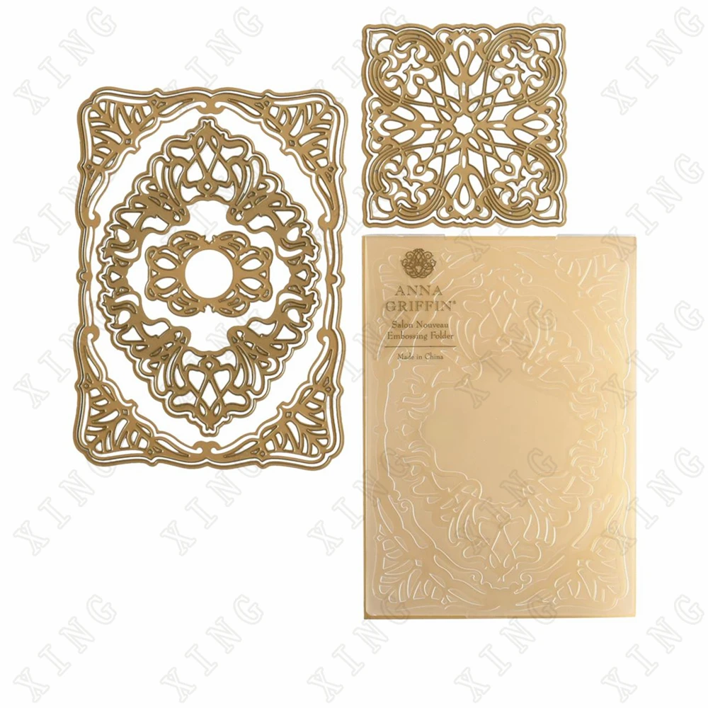 

Hot Selling Salon Nouveau New Metal Cutting Dies Scrapbook Diary Decoration Embossing Template Diy Greeting Card Handmade 2022