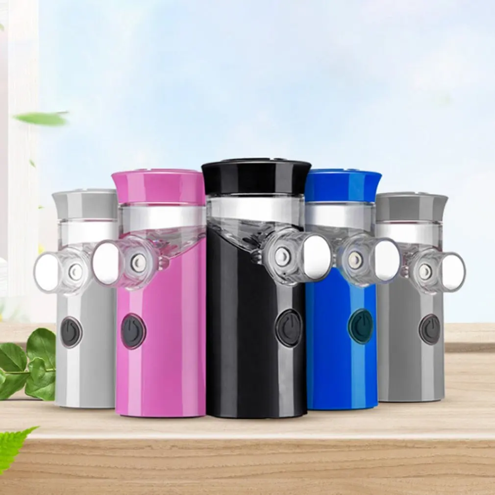 

Household Humidifier Hand-Held Portable Micro-Network Ultrasonic Atomizer Adult Children With Atomizer Foggy Humidifier