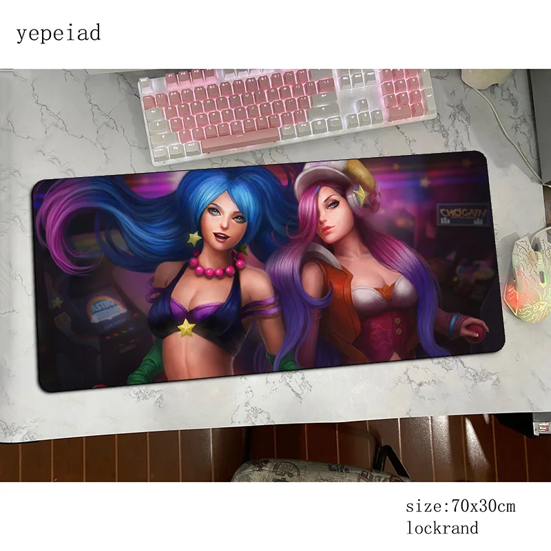 Игровой коврик для мыши miss fortune padmouse 800x300x3 мм игровой большой размер компьютерный