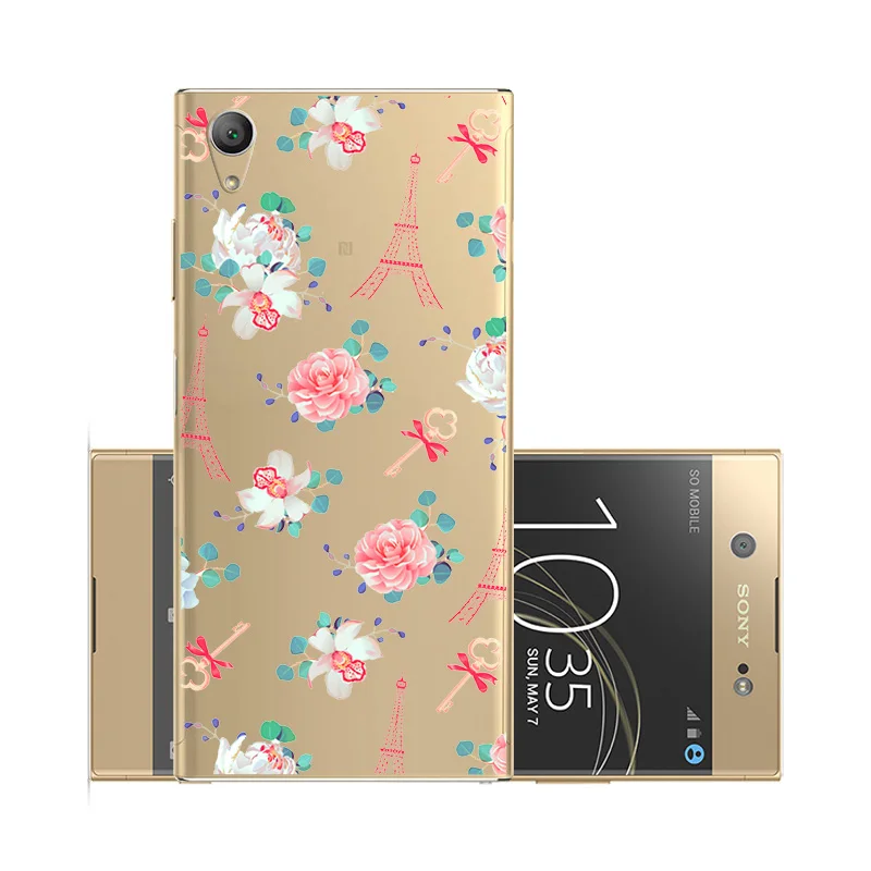 Прозрачный силиконовый мягкий чехол из ТПУ для Sony Xperia XA1 Plus G3412 G3416 защитные