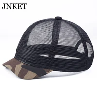 jnket new unisex short visor baseball cap hip hop caps breathable baseball hats mesh cap snapback hat gorras casquette