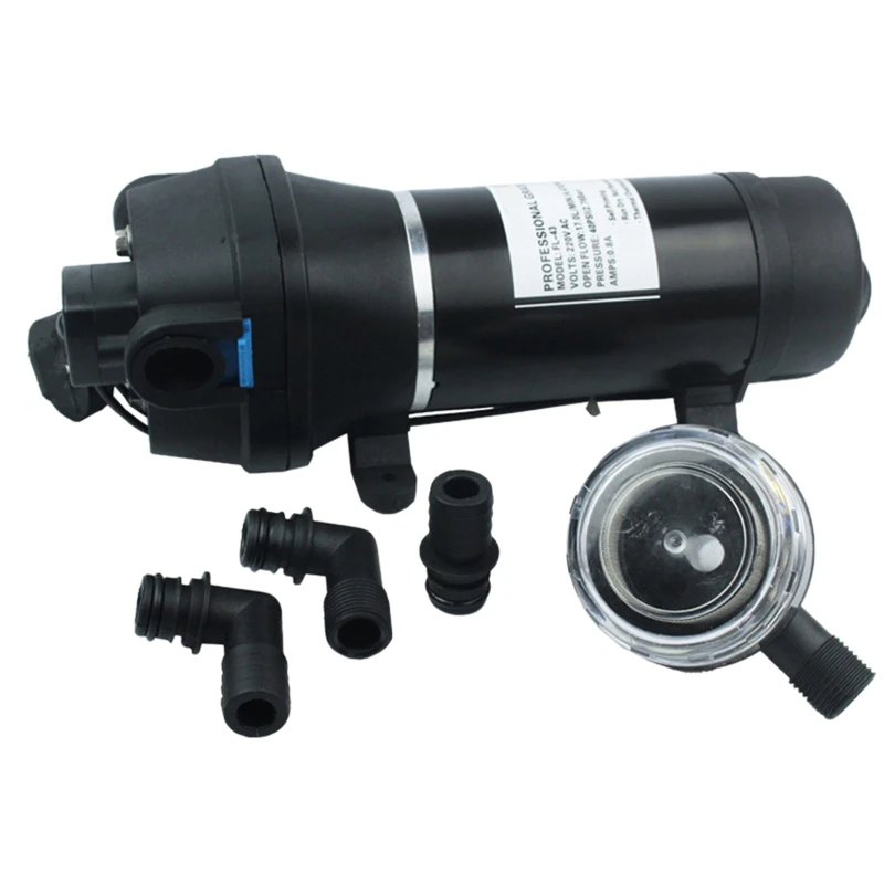 

Regulations 12V24V 2.75M 17L/Min Low Pressure Electric Diaphragm Water Pump Irrigation Motorhome Car Supply US Plug