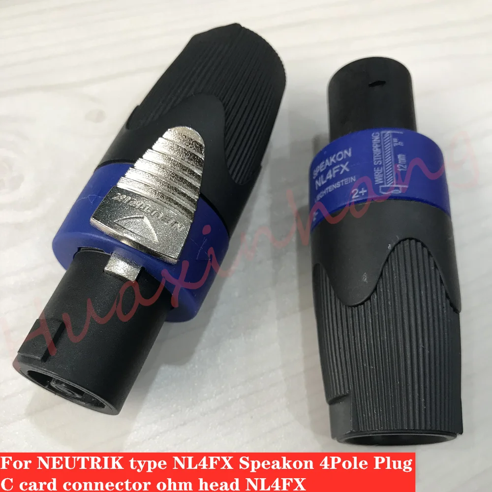Новый 30 шт./лот для Neutrik NL4FX Разъем speakON 4 полюс штекер аудио Мощность усилитель