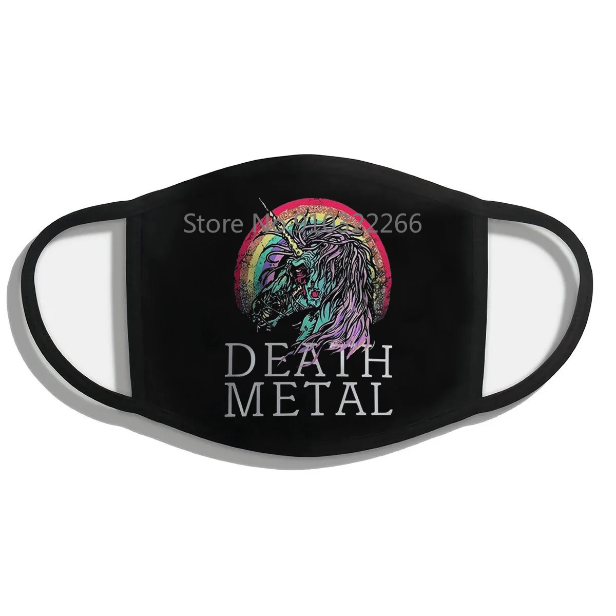 Новая популярная мужская маска из 100% хлопка с изображением единорога радуги рок