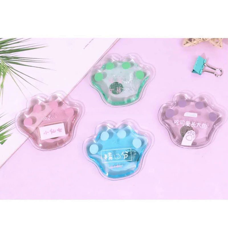 Новая мини-зимняя многоразовая Гелевая грелка для рук с милым