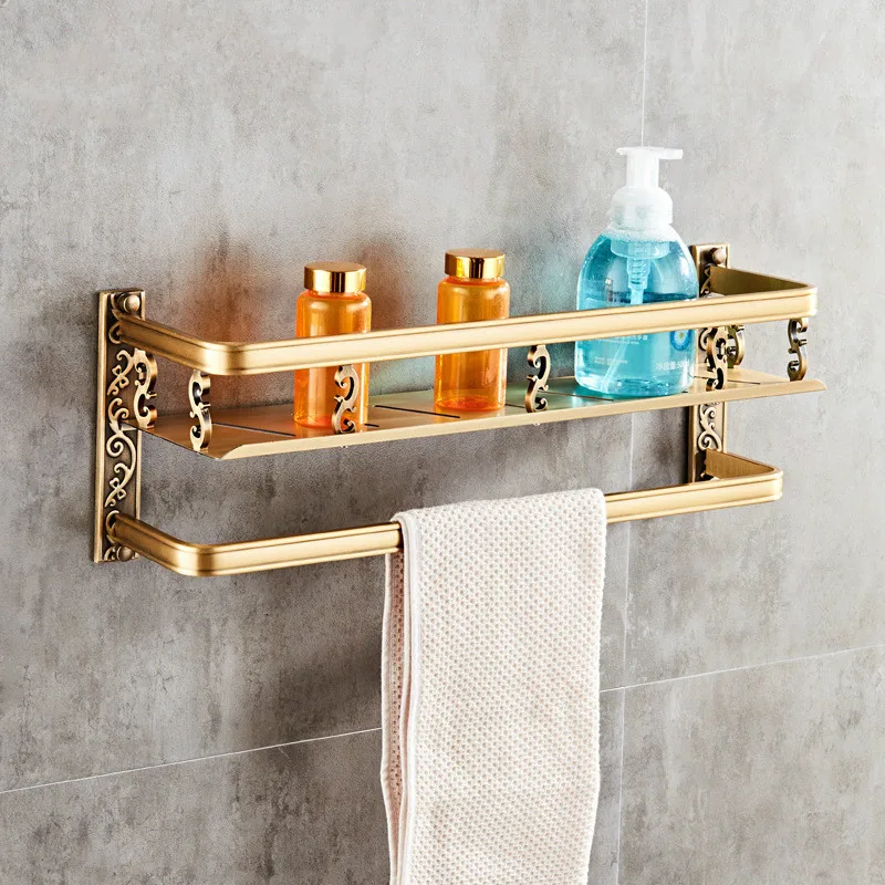 aluminum bathroom accessories antique brushed towel ring toilet paper holder cup holder robe hook bathroom hardware shelves free global shipping