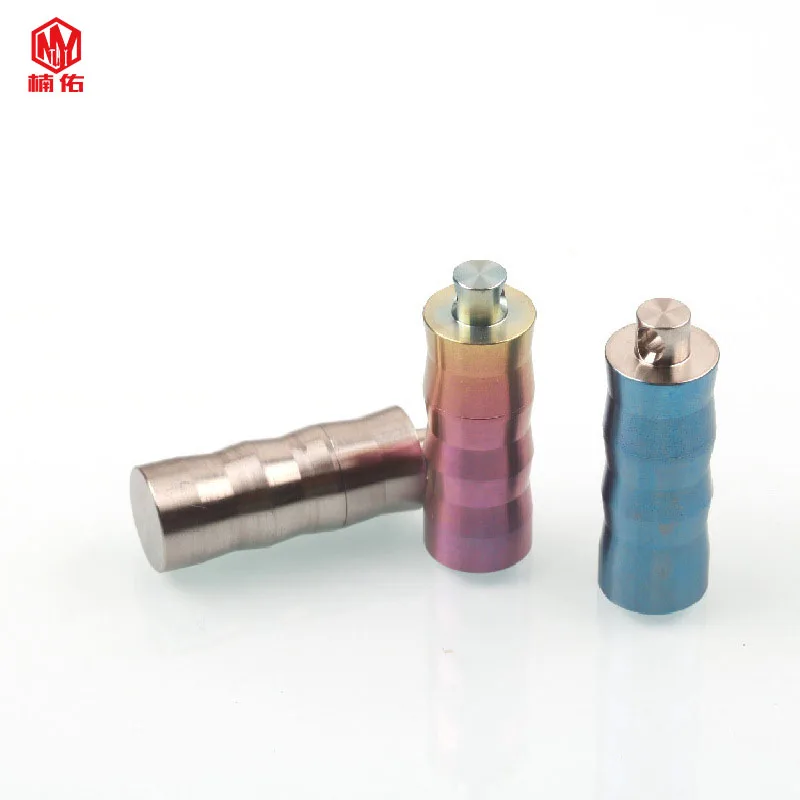 

1PC Titanium Alloy Waterproof Bottle Portable Mini Pill Bottle Sealed Warehouse Necklace Pendant Outdoor EDC Tool