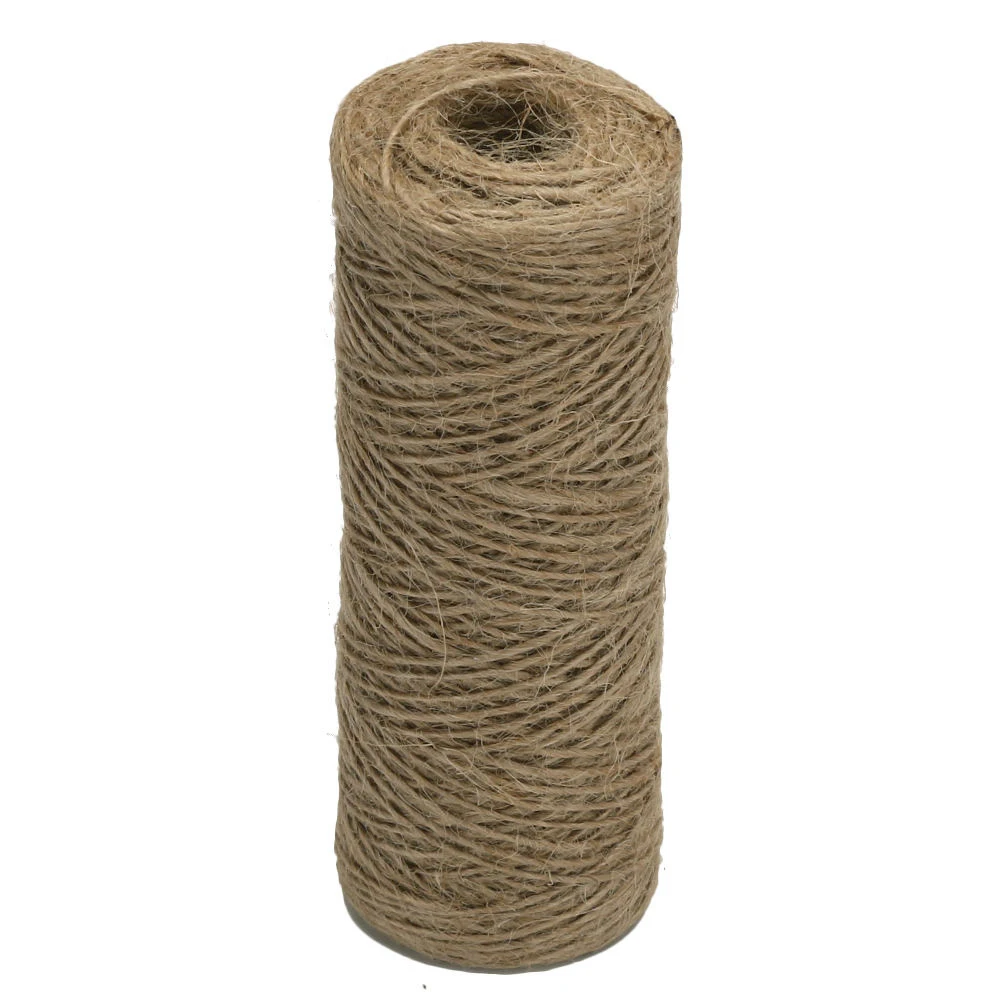 100 м натуральный витой пеньковый льняной шнур джутовый шпагат веревка ремесло