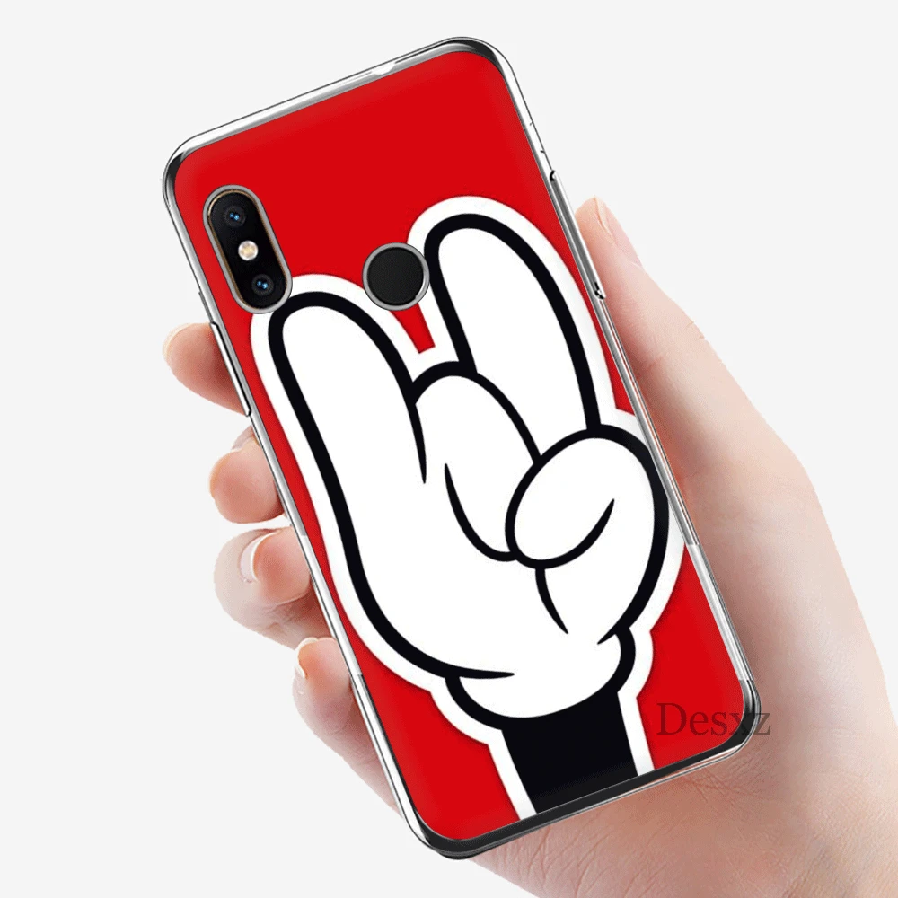 Чехол для телефона Xiaomi mi CC9 CC9E 9T x 2S 6 8 9 SE A1 A2 5X 6X MAX 3 A3 Pro Lite Cover ckey mouse Hand жестовая