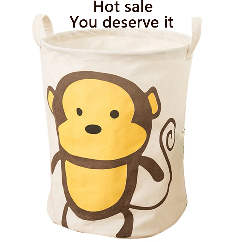 Складной Водонепроницаемый из хлопка и льна PE корзина для белья игрушки корзины