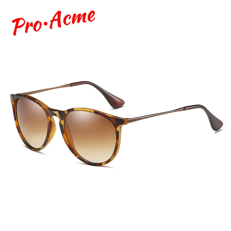 

Pro Acme Vintage Cat Eye Polarized Sunglasses Women 2020 Tortoise Brown Retro Round Mirrored Lens gafas de sol mujer PA1266