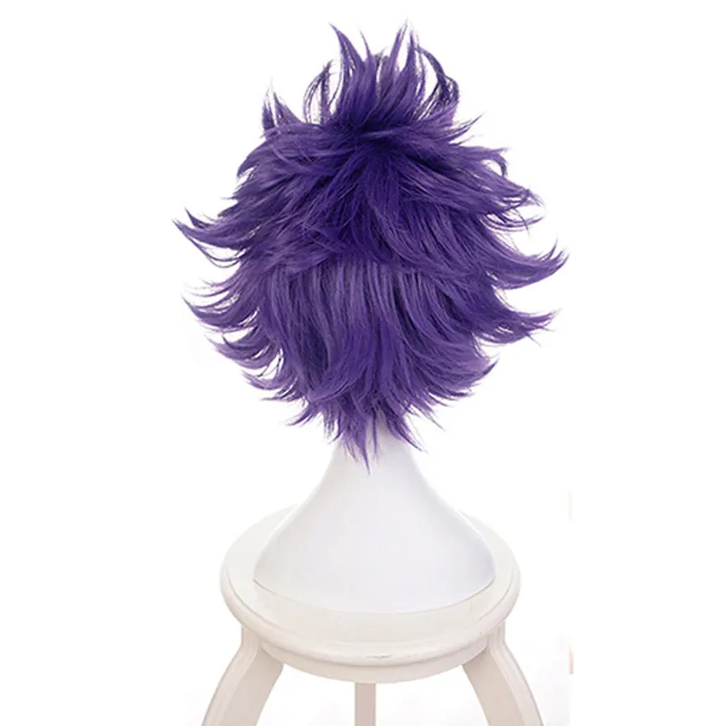 Парик для косплея Boku No Hero моя геройская академия Shinsou Hitoshi Shinso короткие фиолетовые
