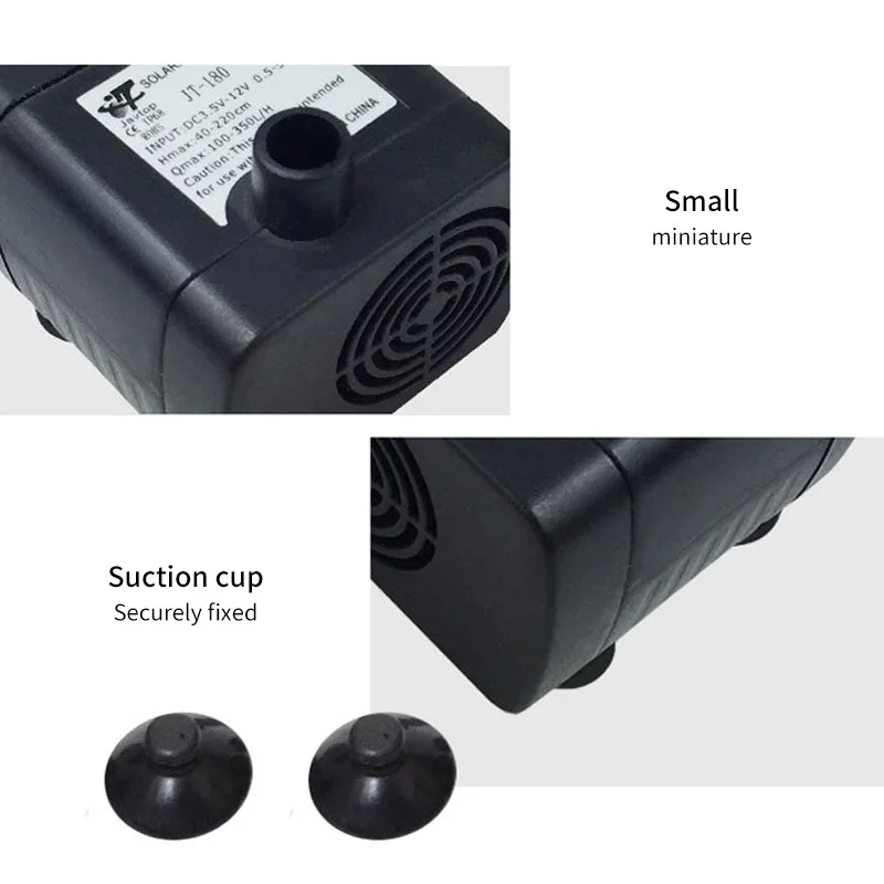 Micro DC 12V 24V Brushless Submersible Pump Solar Fountain Pet Water Dispenser Special Booster | Обустройство дома