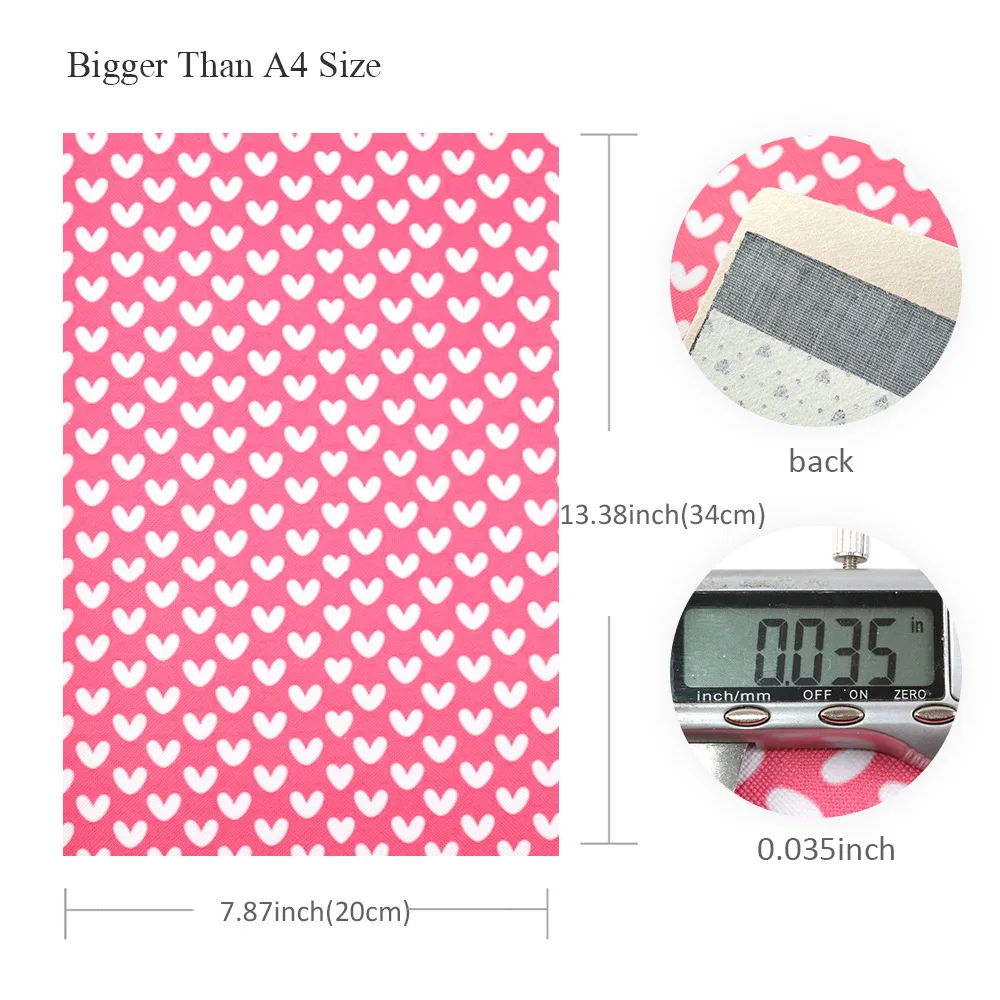 

7 Pieces/set Red Chunky Glitter Fabric Multi Synthetic Leather Faux Fabric Sheets for Bow Bags Sewing Holographic Fabric 20x34cm