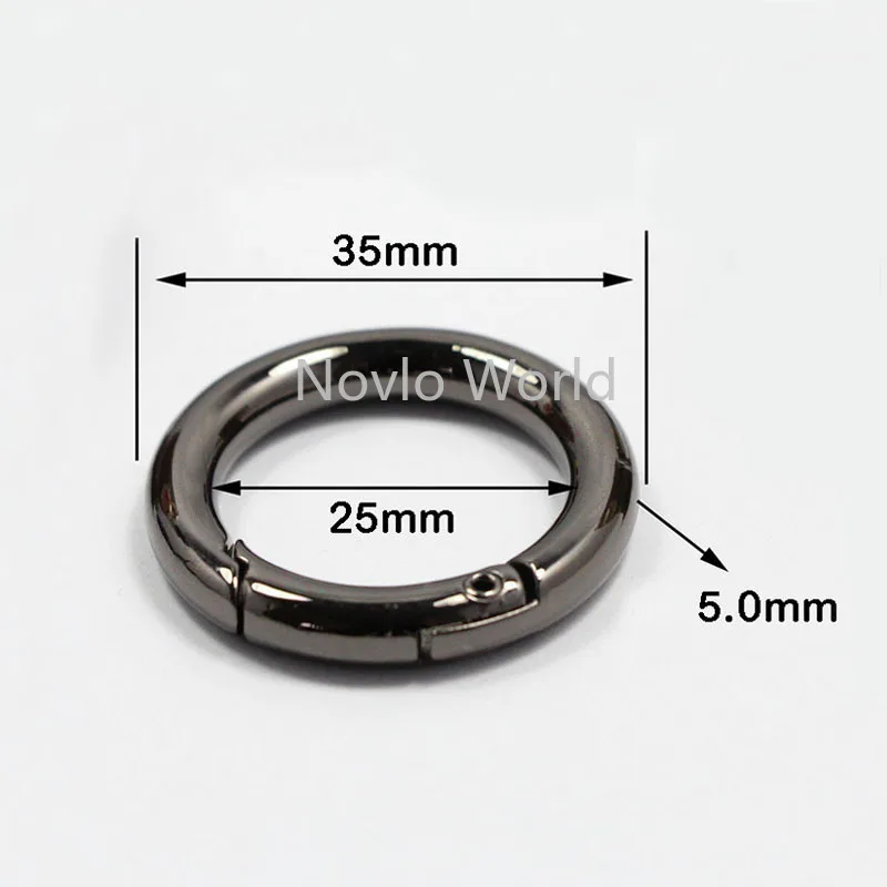 30 шт. 5 цветов внутренняя толщина 2 см 1 дюйм мм|snap springs|spring snap ringring for bag |