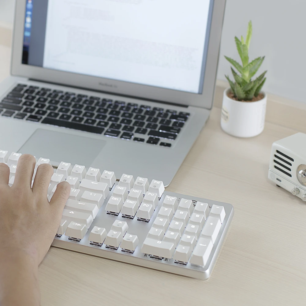 Беспроводная Механическая игровая клавиатура GameSir GK300 с Bluetooth и USB приемником