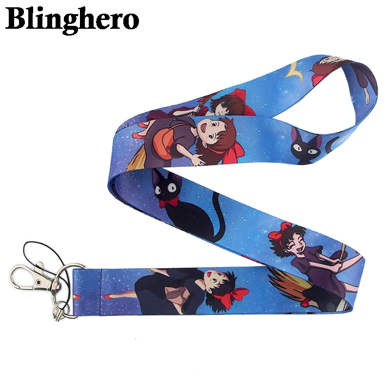 

CA822 Japanese anime Lanyards Cool Neck Strap Mobile Phone Keys ID Card Holder Lanyard For Keys DIY Hanging Rope Lanyards 1pcs