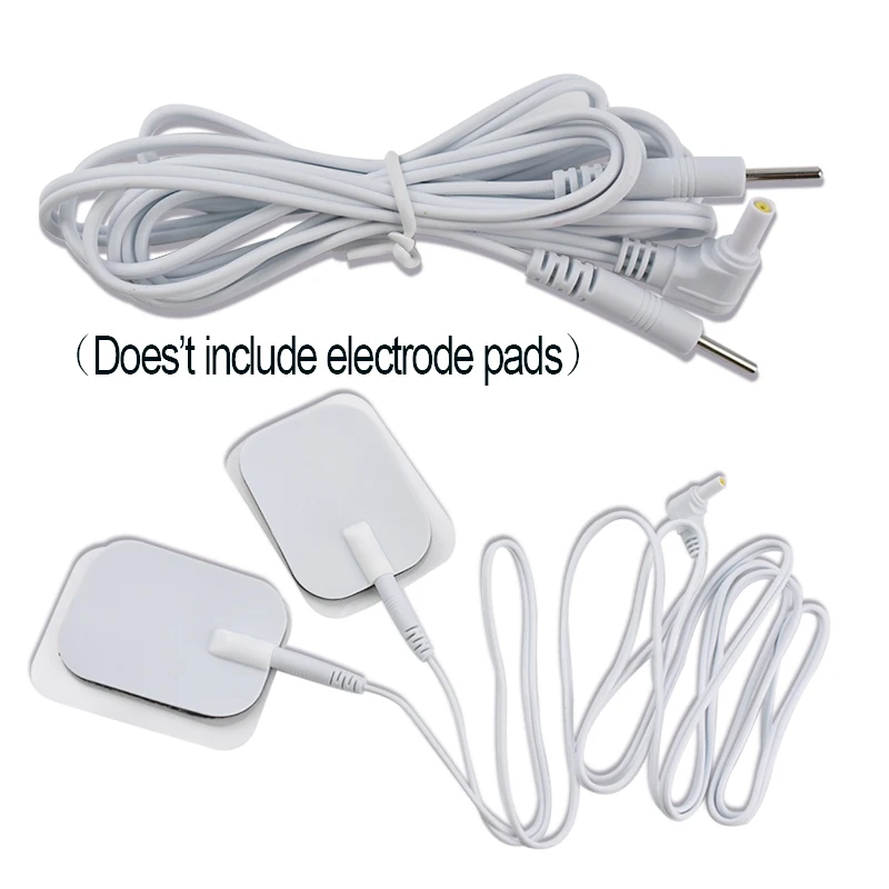 2 шт Pin 5 мм полосный электродный кабель соединительный провод для десятков/EMS