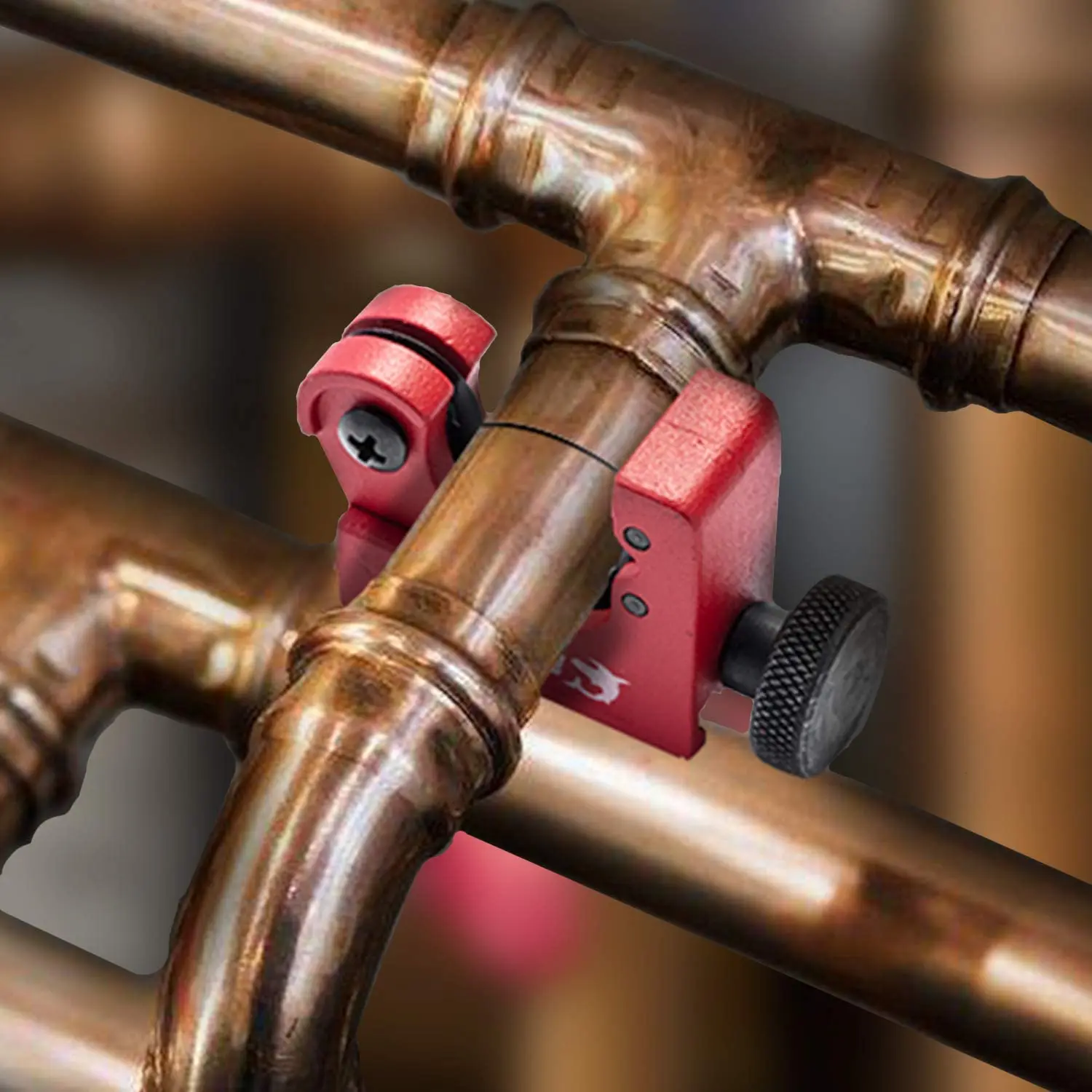 

EZARC 2 Pcs Tubing Cutter Set with Heavy Duty Pipe Cutter and Mini Tube Cutter for Cutting Pipes of Aluminum, Copper, PVC, etc