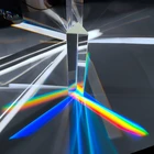 Треугольная призма 40*40*180 мм, размер радуги, семицветный солнечный свет, для изучения оптики