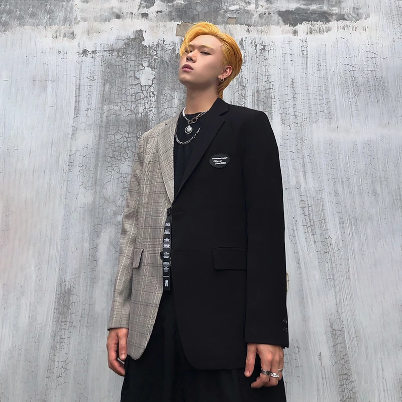 

Stylish Casual Blazer Sport Trend Jacket Couple Suit Latest Coat Design Korean Style Men Formal Jacket Blends Ropa Coats Eg50bz