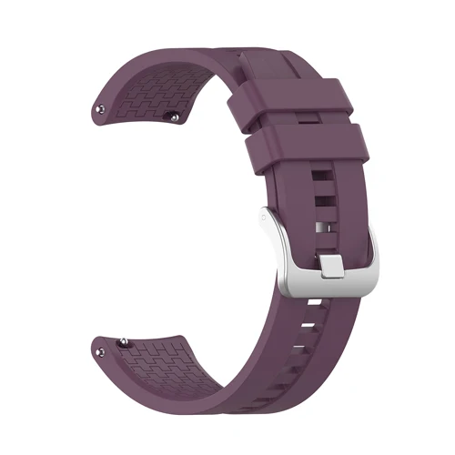 Deep purple 22 мм ремешок для часов gear S3 frontier Galaxy watch 46 мм ремешок для huawei watch GT 2 46 мм samsung amazfit gts браслет для часов - Цвет ремешка: Deep purple