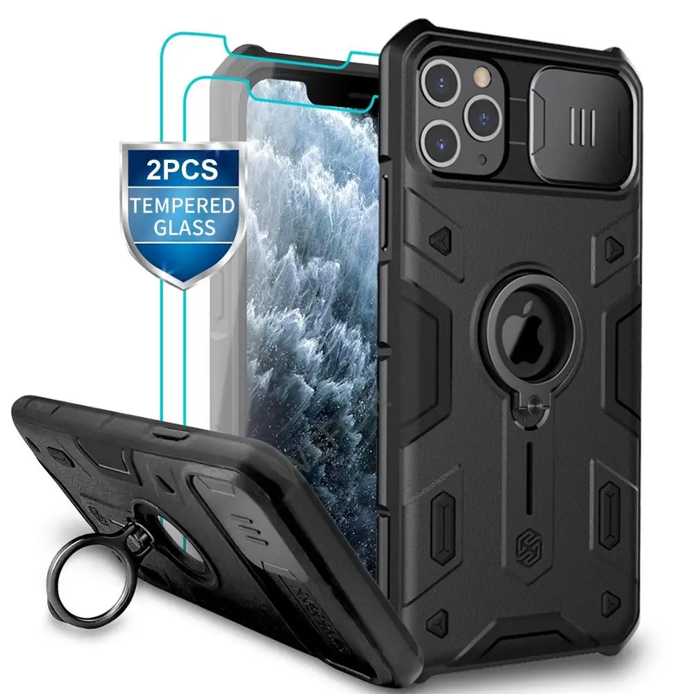 Защитный чехол для камеры iPhone 11 Pro Max Ring stand NILLKIN Slide 6 5 2019 | Мобильные телефоны и